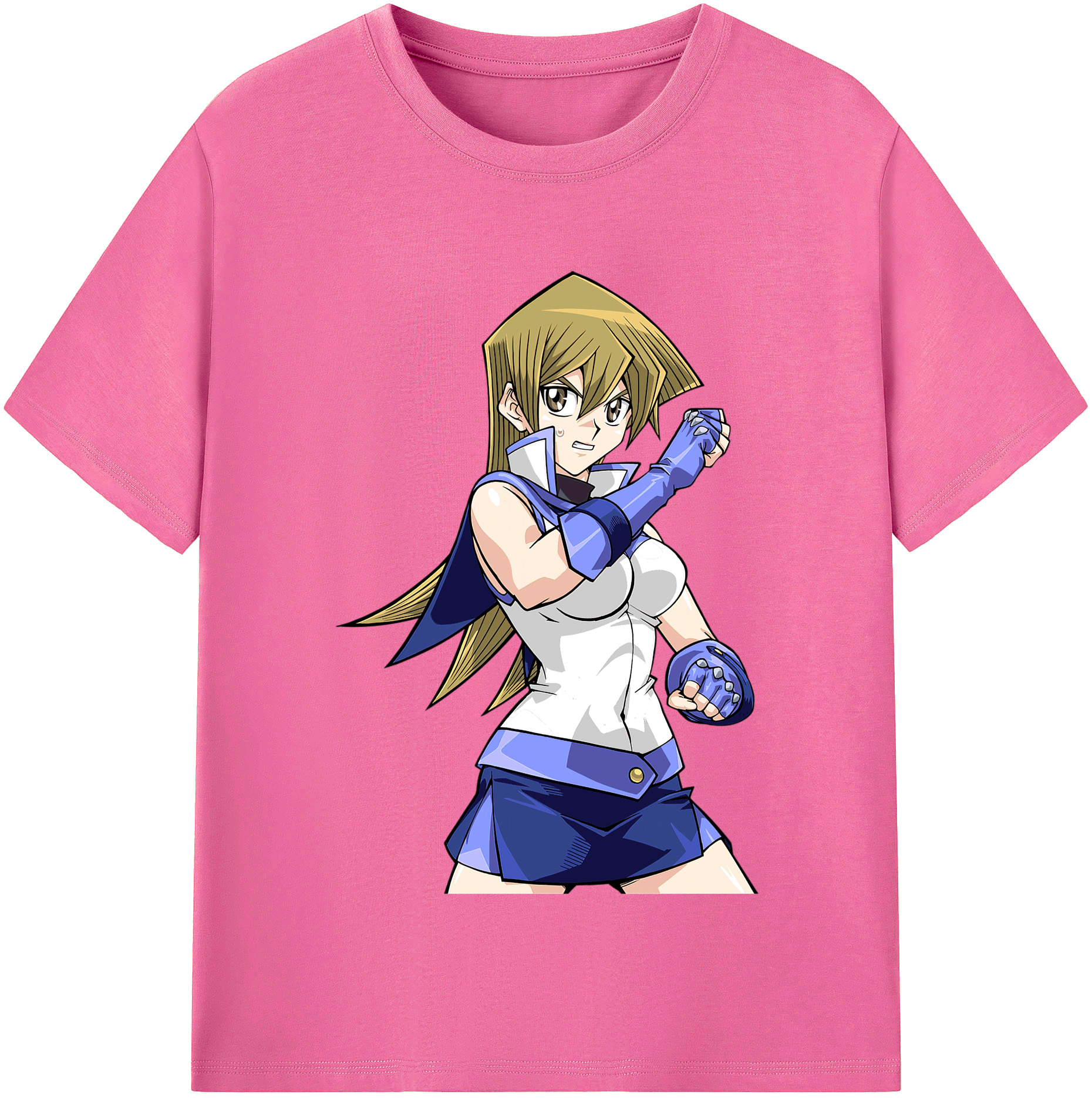 （画像用） 遊☆戯☆王 Yu-Gi-Oh! レディースカジュアルプリントTシャツ（綿100％）
